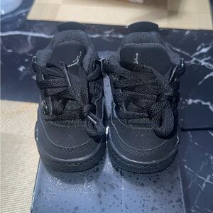 Infant Black Cat Retro 4’s